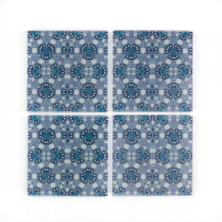 Indigo Blue Moroccan coasters