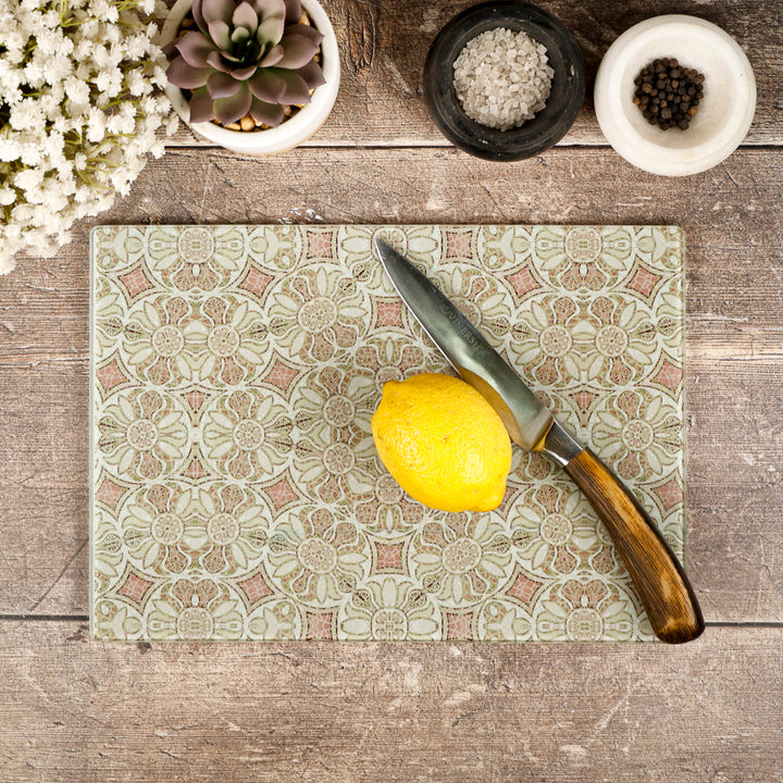 Pomegranate Worktop Protector - Pink &amp; Grey