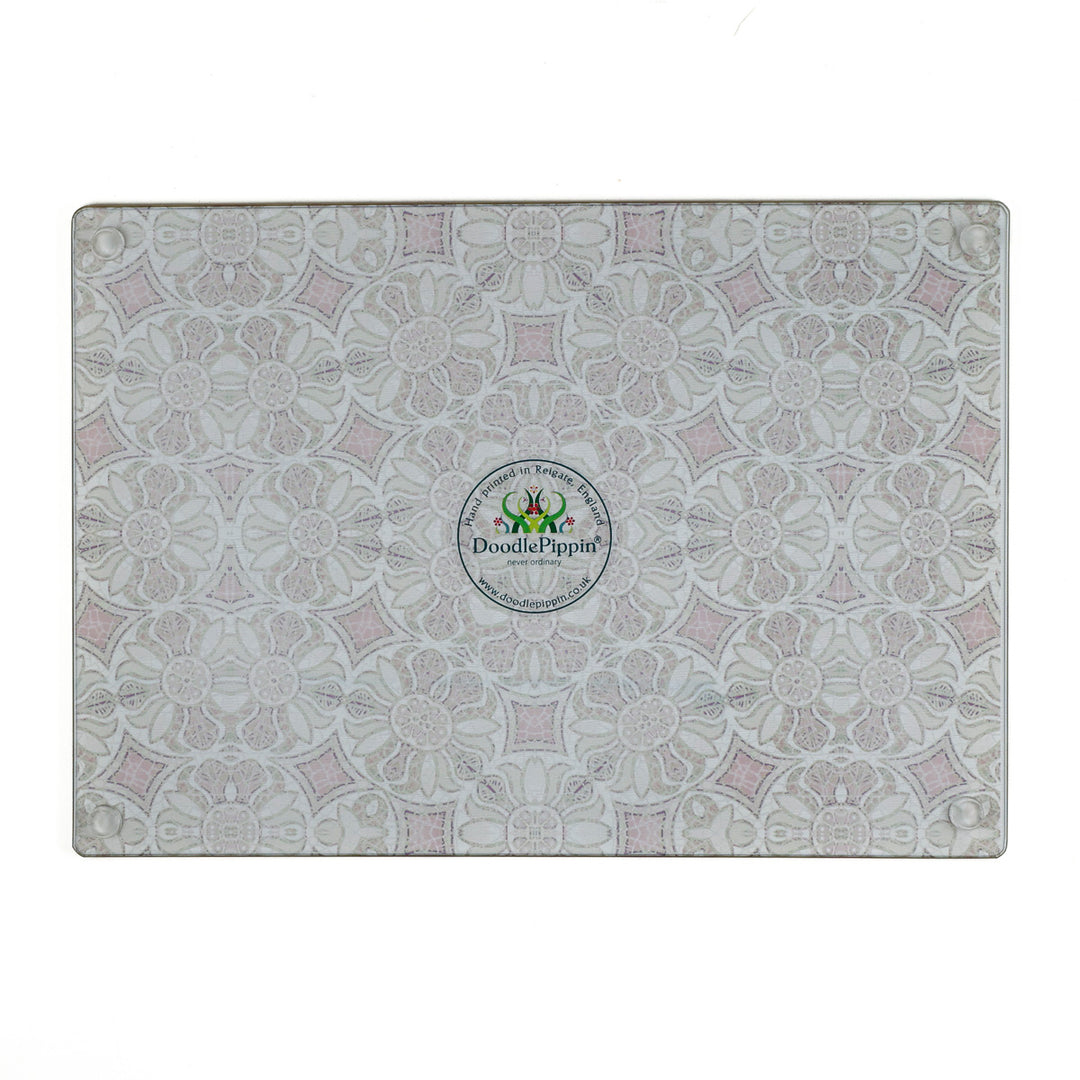 Pomegranate Worktop Protector - Pink &amp; Grey