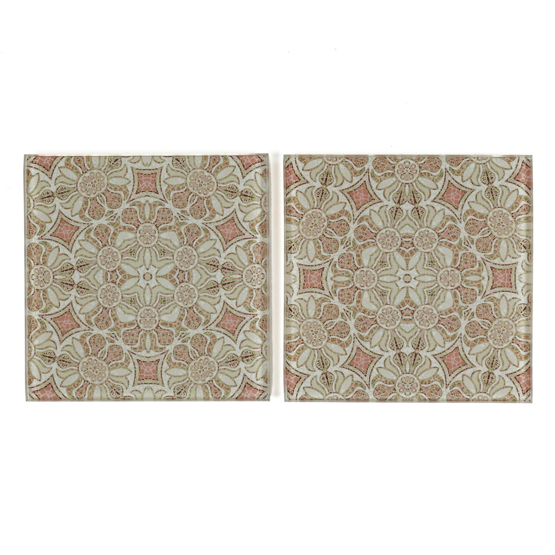Pomegranate Worktop Protector - Pink &amp; Grey