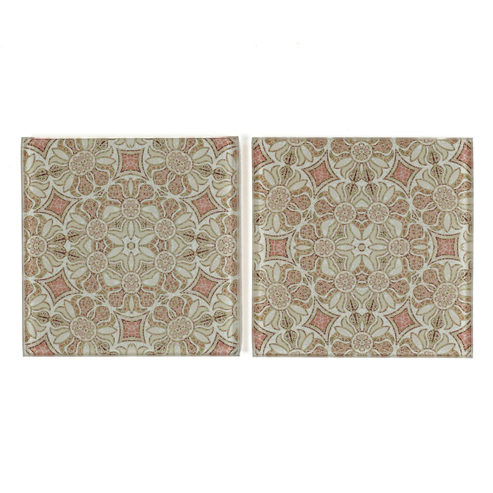 Pomegranate Worktop Protector - Pink &amp; Grey