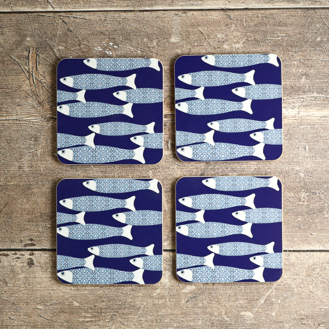 Ocean Shoal Placemat - Navy Blue