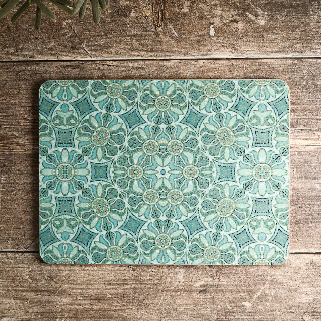 Pomegranate Placemat - Aqua