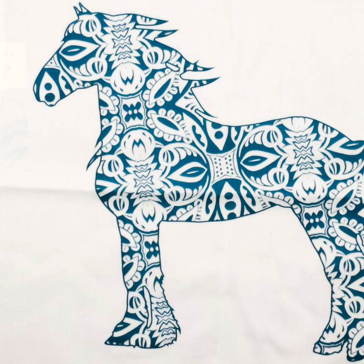 Blue Pony Tote Bag
