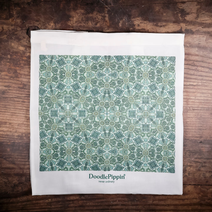 SALE - Aqua Pomegranate Tote Bag