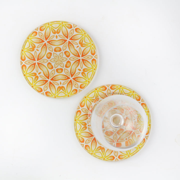 Orange / Yellow "Citrus" Coaster Set