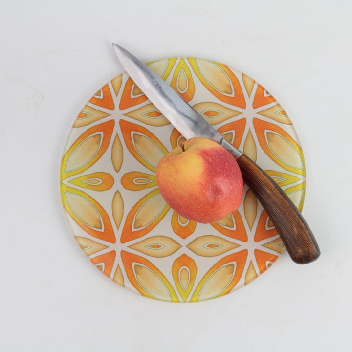 Orange / Yellow "Citrus" - Circular Worktop Protector