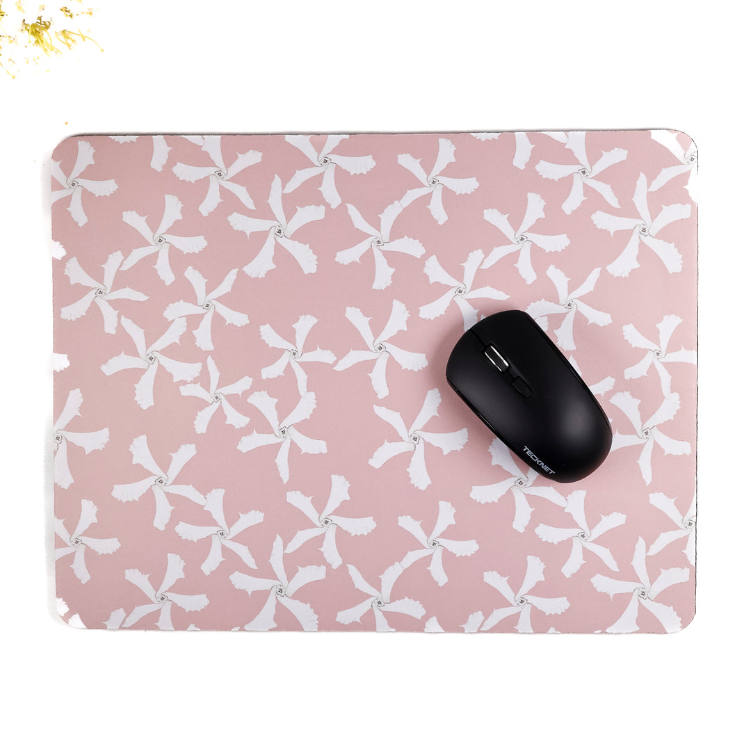 SALE - Large Pink Jasmine Mouse Mat / Gaming Mat