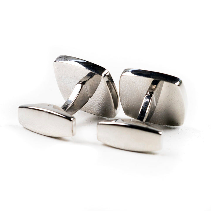 Interwoven Trees - Green - Millefiori Inlay Cufflink Pair