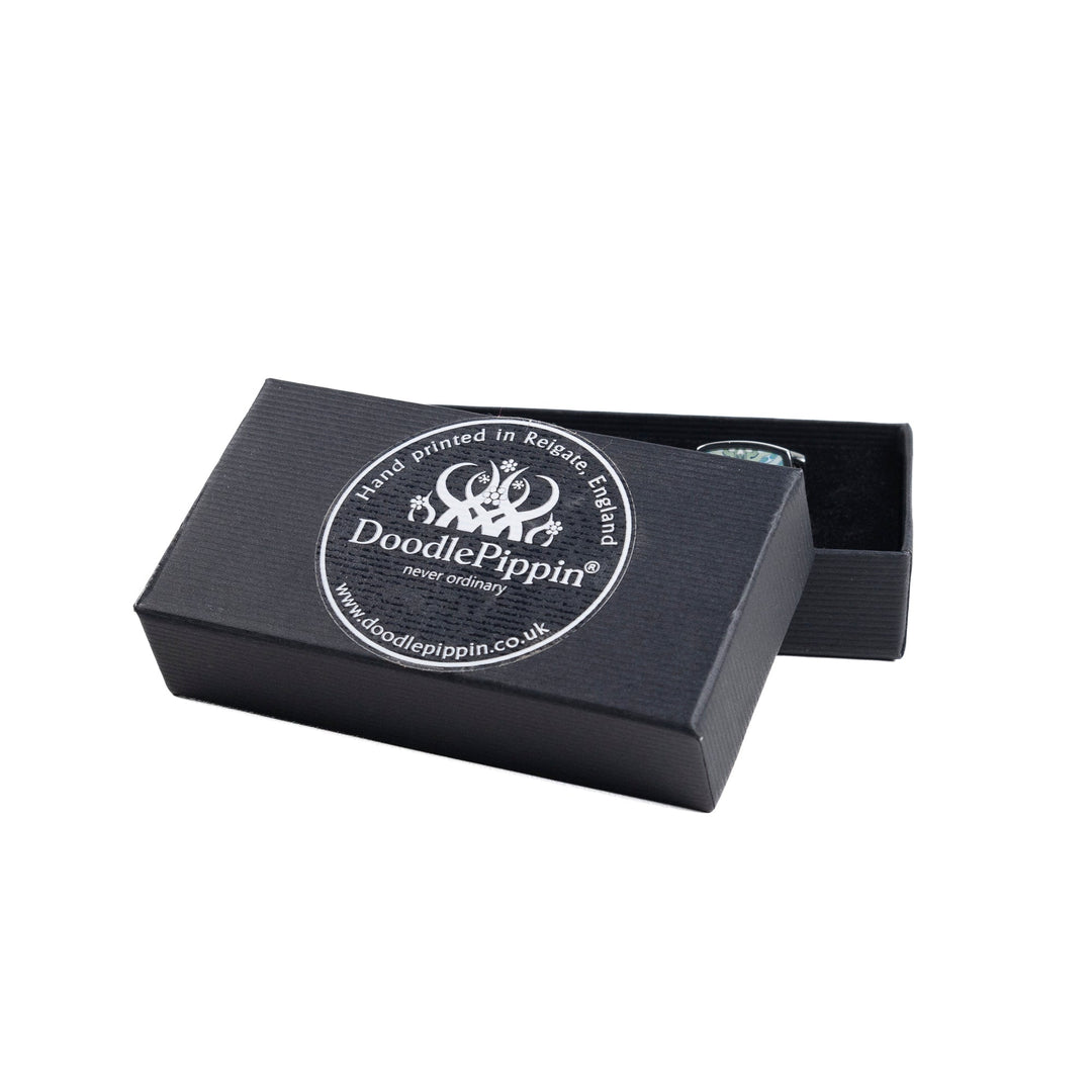 Thistle 2 Millefiori Inlay Cufflink Pair