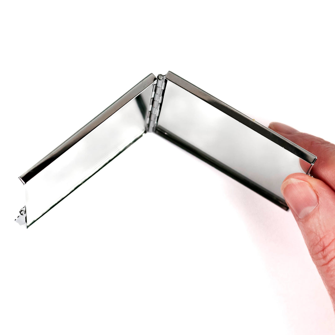 Red Fox Folding Mirror and Lens Cloth