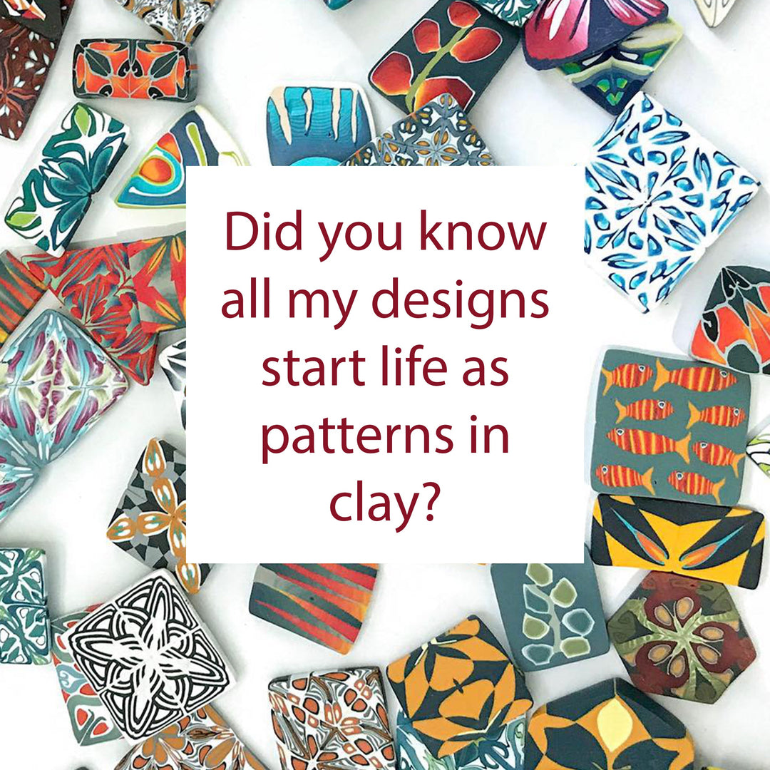 Blue Celtic Knot Compact Folding Mirror